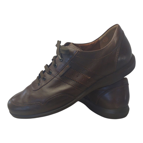 Mephisto Dark Brown Oxford Shoes Size 13 Lace Up Air Jet Sneaker Loafer Casual main image 13